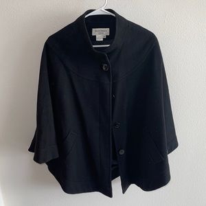 Helene Berman Wool/cashmere blend Cape/poncho